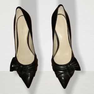 Nine West Black Patent Leather Pump Heels Size 7M